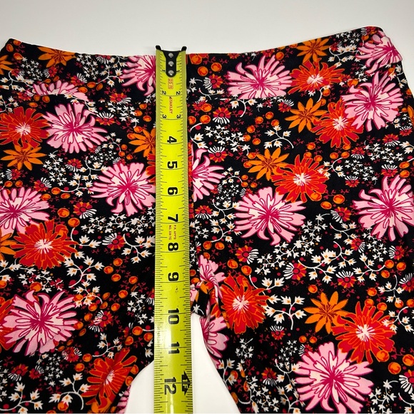Spirit Floral Print XL Hippie Bell Bottom Leggings - Picture 4 of 8